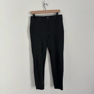 Betabrand Women's Size Small Gray Ankle Zip Skinny Pant